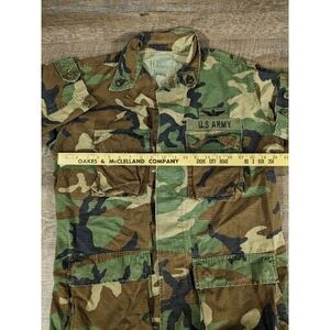 US Army Cold Weather Camo/Woodland‎ Jacket Fatigues - Medium Long Outfit